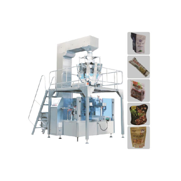 HL8DK 250-3000g Nuts Sugar Rice Packing Zipper Doy Pack Filling and Sealing Machine