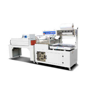 BSN5030+LY450 Automatic Eggs Tray Packing Machines Cosmetic Box Sealing Shrinking Machine L Bar Sealer Used With POF Film
