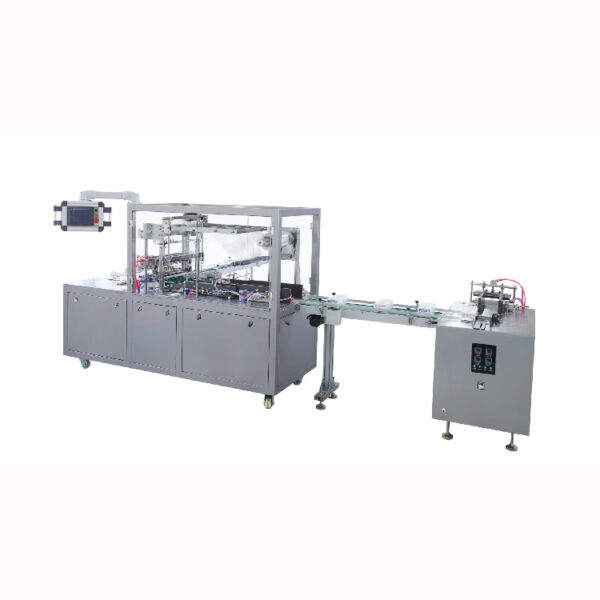 BT-400 Full Automatic Perfume Tea Bopp Wrapping Cosmetic Condom Box 3D Plastic Film Packing Cellophane Overwrapping Machine