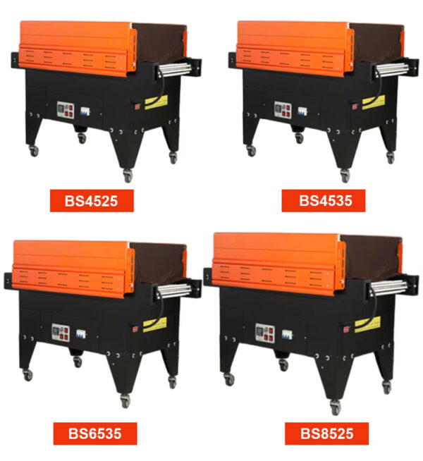 BS4525 Wallepack Full Automatic Plastic Film Tunnel High Speed Heater Machine Printed Oven Stream Shrink Wrap Machine for Small Box - Image 5