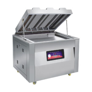 DZ-600*800/2H Automatic Flip Cover High-capacity Single Chamber Meat Fish Chicken Cooked Fruit Industrial Big Size Vacuum Packing Machine