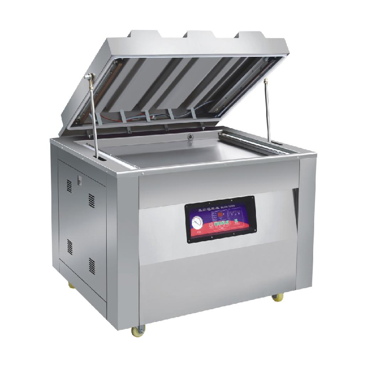 DZ-600*800/2H Automatic Flip Cover High-capacity Single Chamber Meat Fish Chicken Cooked Fruit Industrial Big Size Vacuum Packing Machine
