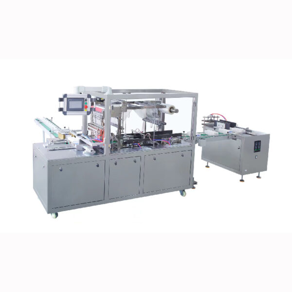BT-600 Automatic Box 3D Overwrapping Stretch Plastic Film Sweet Chocolate Box Packing Bar Pleat Soap Cellophane Wrapping Machine