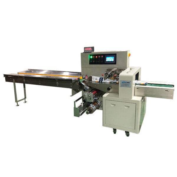 SPK800X Automatic Heat-Seal Food Pillow Packing Machine Vertical Flow Wrapper Machine High-Speed Pillow Packer