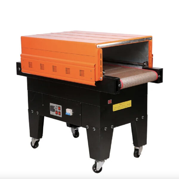 BS4525 Wallepack Full Automatic Plastic Film Tunnel High Speed Heater Machine Printed Oven Stream Shrink Wrap Machine for Small Box