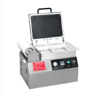 DZ-250T Factory Price Table Type Fish Meat Cheese Food Mini Vacuum Skin Packing Machine Vacuum Skin Packaging Machine