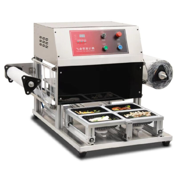 QF320T-S Electric Modified Atmosphere Packaging MAP Sealer Food Machine Table-Top Ready Meal Tray Sealing Machine