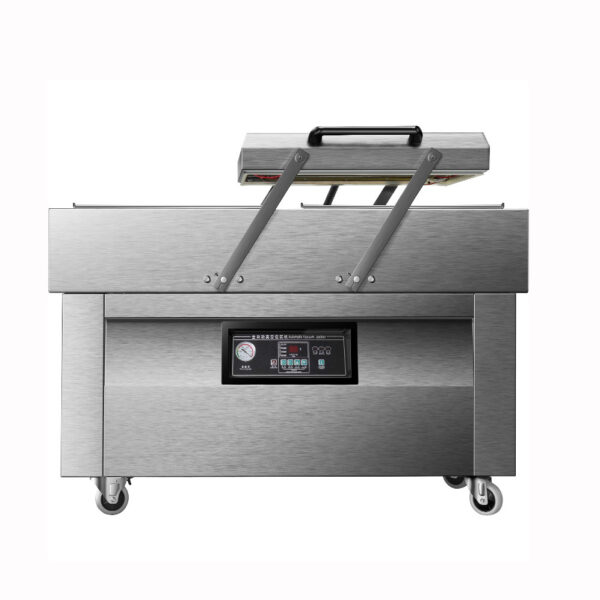 DZ-600 2QX Gradient Double Chambers Vacuum Packing Machine Automatic Meat Vegetable Vacuum Packer - Image 3