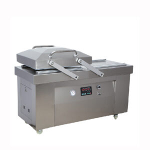 DZ-600/4SC Double Chamber Vacuum Packing Machine With Four Sealing Bars of Manual Swing Cover Style