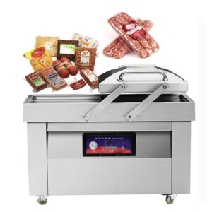 DZ-700/2SB Double Chambers Fluted Internal Vacuum Machinevacuum Machine for Food Fish Meat Vegetable Fruit Vacuum Storage