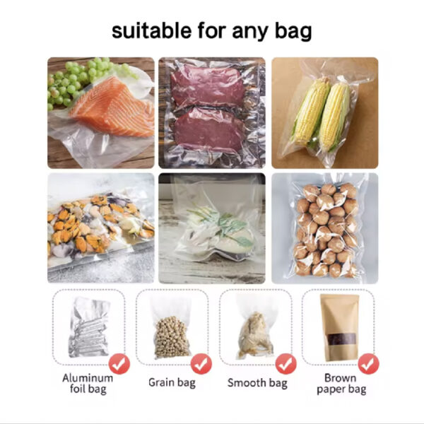 DZ-400/2F Semi Auto Desktop Vacuum Sealer Mini Vacuum Packaging Machine for Food Rice Meat Fish - Image 4