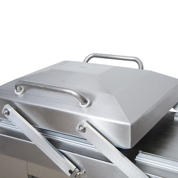 DZ-600/4SC Double Chamber Vacuum Packing Machine With Four Sealing Bars of Manual Swing Cover Style - Image 3