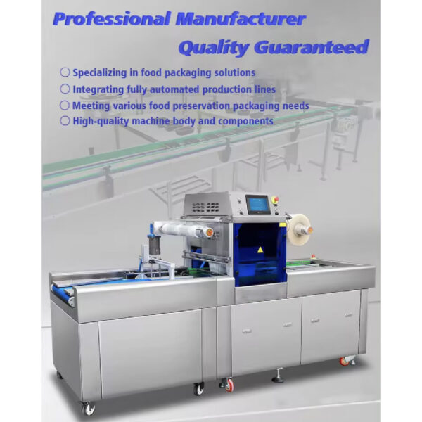 DQ630AT-VS Automatic Meat Tray Vacuum Sealing for Meat Vacuum Skin Food Tray Packaging Sealing Machine Full Automatic - Image 5