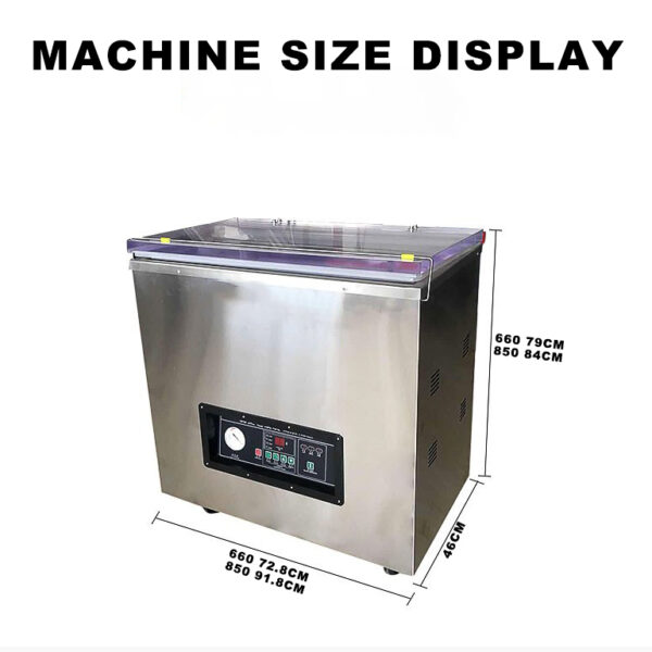 DZ-660/2H Rice/Tea Vacuum Sealing Packing Machine Brick Shape Grain Packing with Customized Moulds Vacuum Seal - Image 5