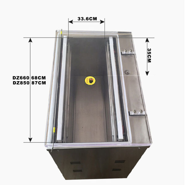 DZ-660/2H Rice/Tea Vacuum Sealing Packing Machine Brick Shape Grain Packing with Customized Moulds Vacuum Seal - Image 6