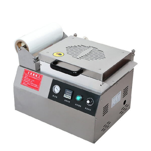 DZ-250T Factory Price Table Type Fish Meat Cheese Food Mini Vacuum Skin Packing Machine Vacuum Skin Packaging Machine - Image 5