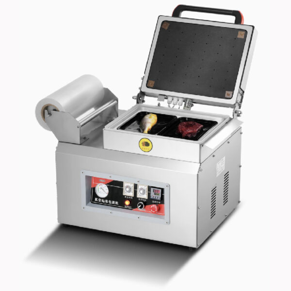 DZ-350T Vacuum Skin Packaging Machine Steak Pork Vegetable Vacuum Packaging Food Tray Sealing Vacuum Sealer Machine - Image 5