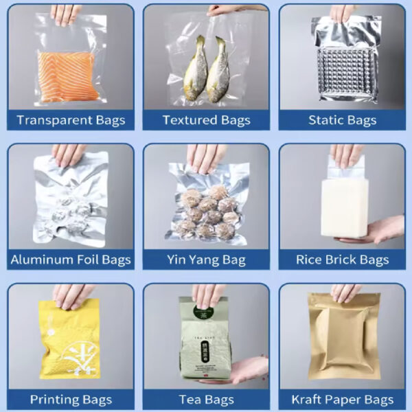 DZ-820/2SA Double Chamber Vacuum Packaging Machine Commercial Stainless Steel Dry Fish Dates Grain Food Vacuum Packing Machine - Image 6