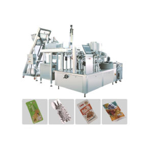 HL8Z JX250 15-200g Food Snacks Horizontal Automatic Vacuum Coffee Pouch Filling Packaging Kraft Paper Salt Premade Bag Packing Machine