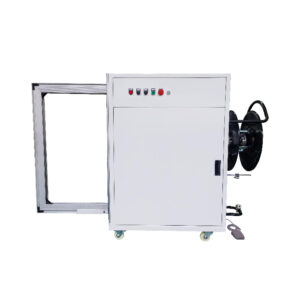 SPK-103A Customized Large Arch Acceptable Automatic Side Seal PP Belt Carton Strapping Machine(Optional:Gravity/Manual Roller Conveyor)