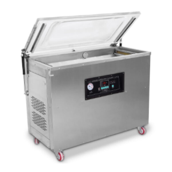 DZ-500/2E Semi Automatic Tabletop Single Chamber Nitrogen Flushing Vacuum Packaging Packing Machine Sealing Machine