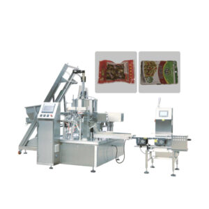HL8DX 250-5000g Automatic Premade Bag Standing up Pouch Filling Machine Chili Sauce Filling Machine Aseptic Bag Filling Machine