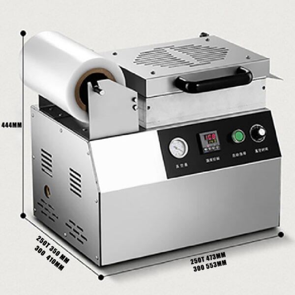 DZ-300T Small Food Meat Beef VSP Map Tray Sealer Vacuum Film Skin Thermoforming Packaging Sealing Machine Manufacturer - Image 2