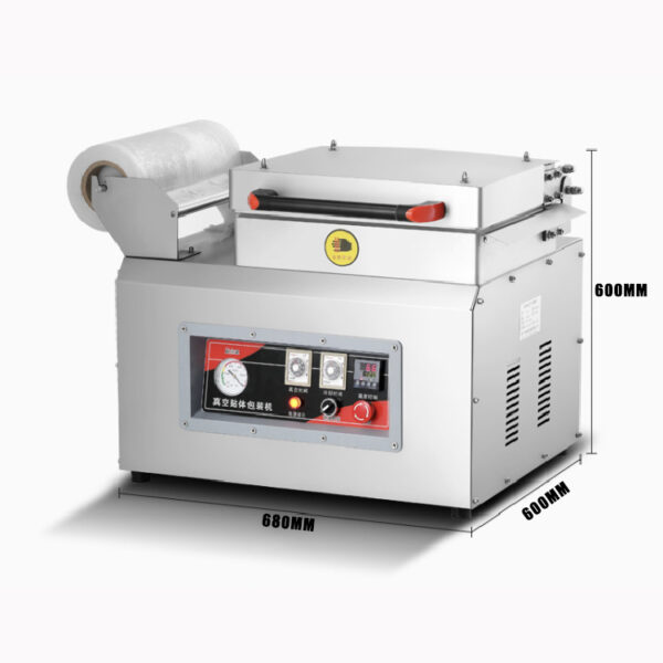 DZ-350T Vacuum Skin Packaging Machine Steak Pork Vegetable Vacuum Packaging Food Tray Sealing Vacuum Sealer Machine
