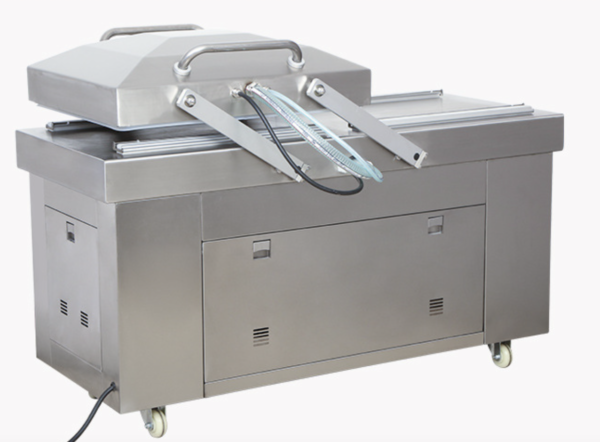 DZ-600/4SC Double Chamber Vacuum Packing Machine With Four Sealing Bars of Manual Swing Cover Style - Image 11